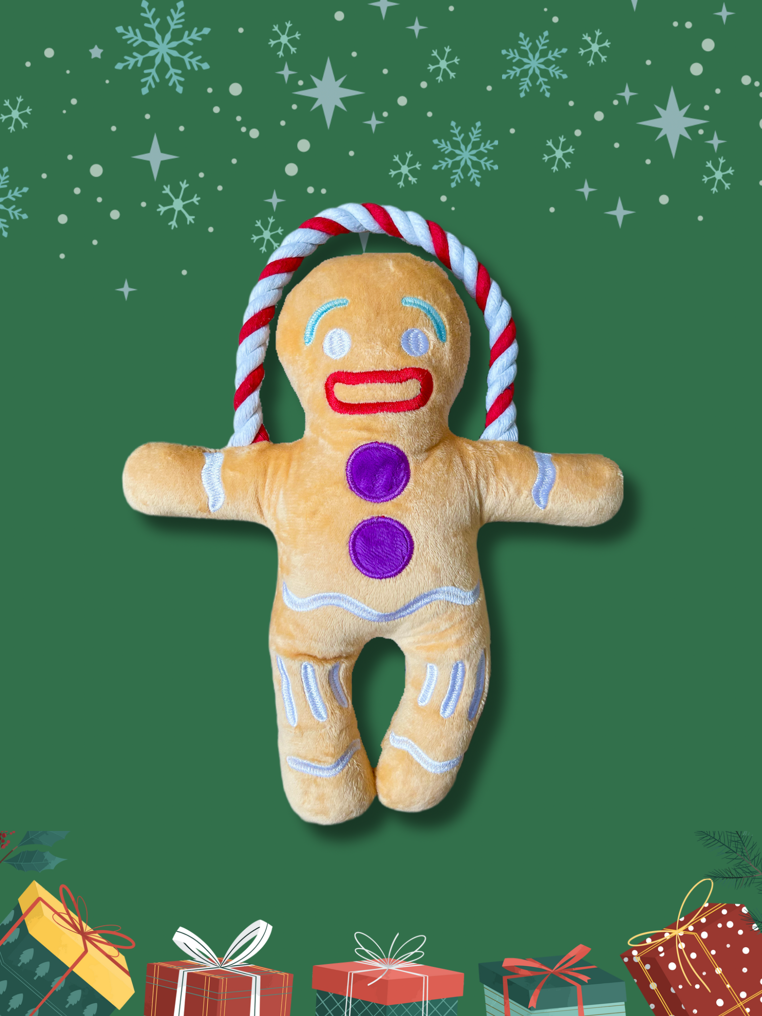 Gingy Inspired Tug Plush – Woofy Goofy - Main Image
