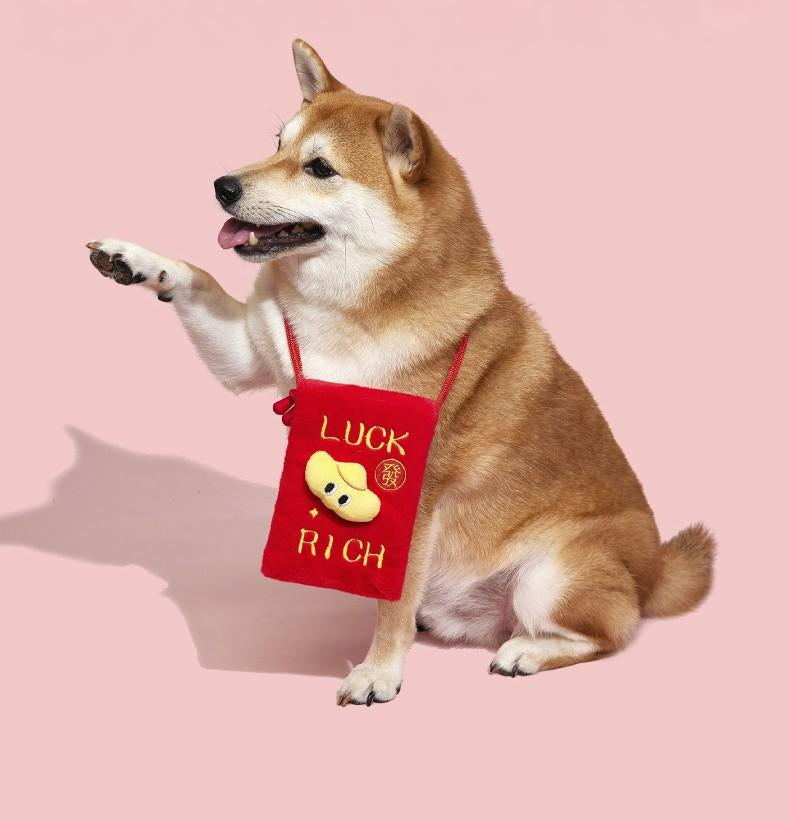 Hong Bao Squeaky Plush / Sling Bag