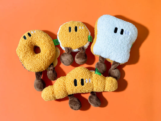 Pastry Party Squeaky Plush Toy