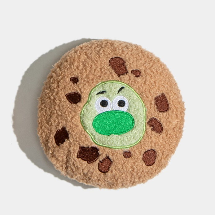 Dog Friend Cookie Squeaky Plush