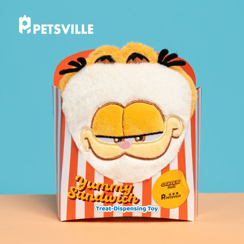 Petsville Garfield Sandwich Snuffle Plush