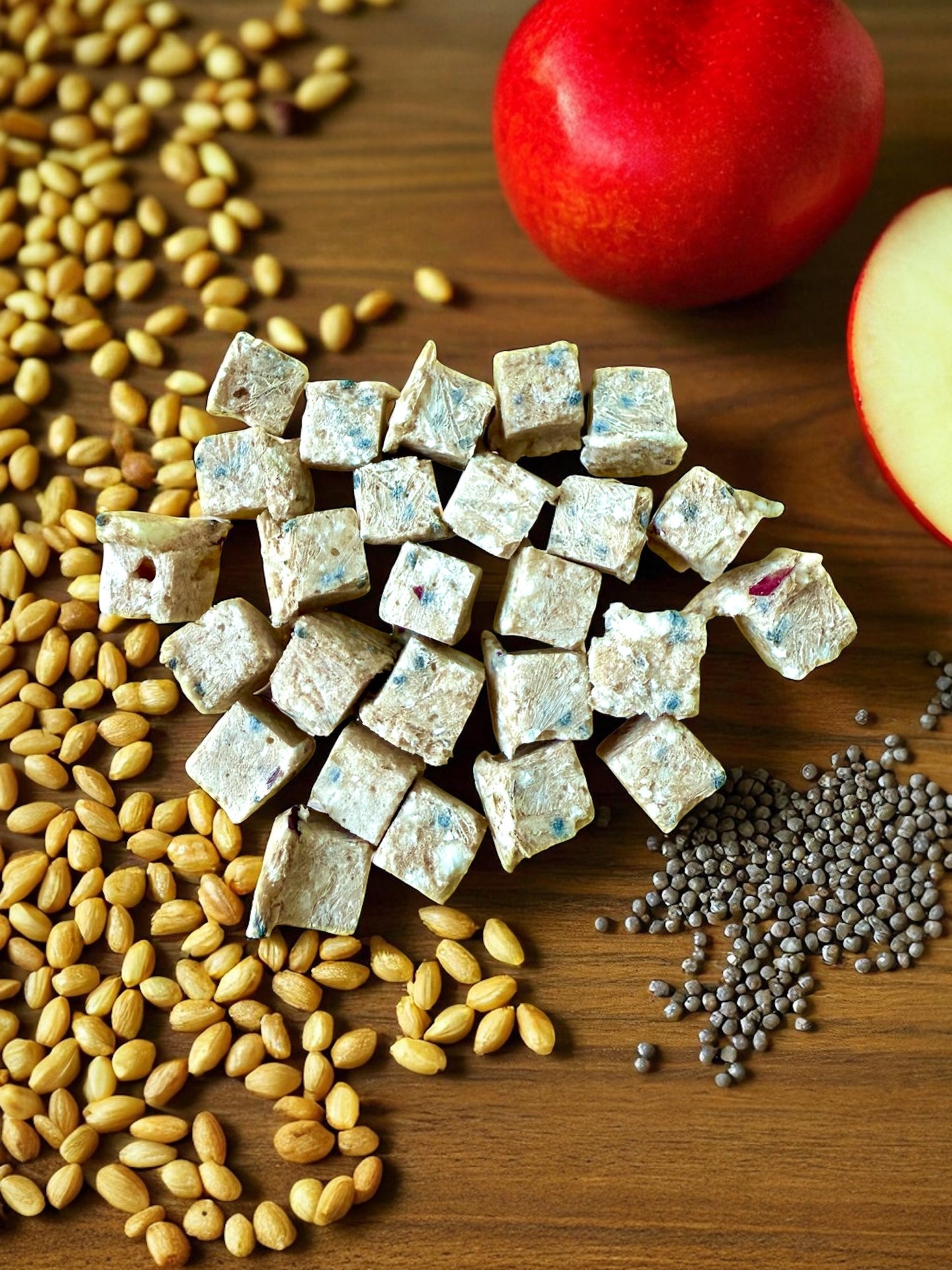 Holler For Tibits Freeze Dried Apple Barley Dog Treats