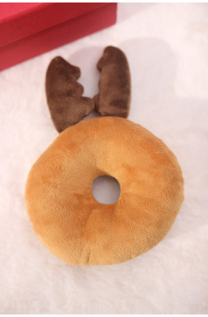 Christmas Donut Squeaky Plush