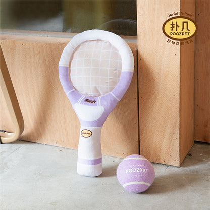 Poozpet Squeaky Tennis Set