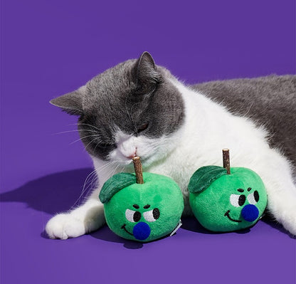 Green Apple Catnip Matatabi Toy