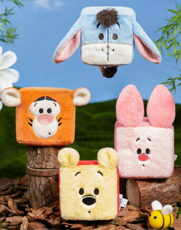 Petsville Winnie The Pooh & Friends Cube Crinkle Plush