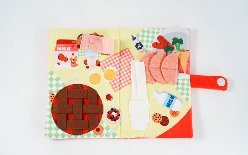 Breakfast Menu Snuffle Book Toy