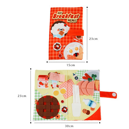 Breakfast Menu Snuffle Book Toy