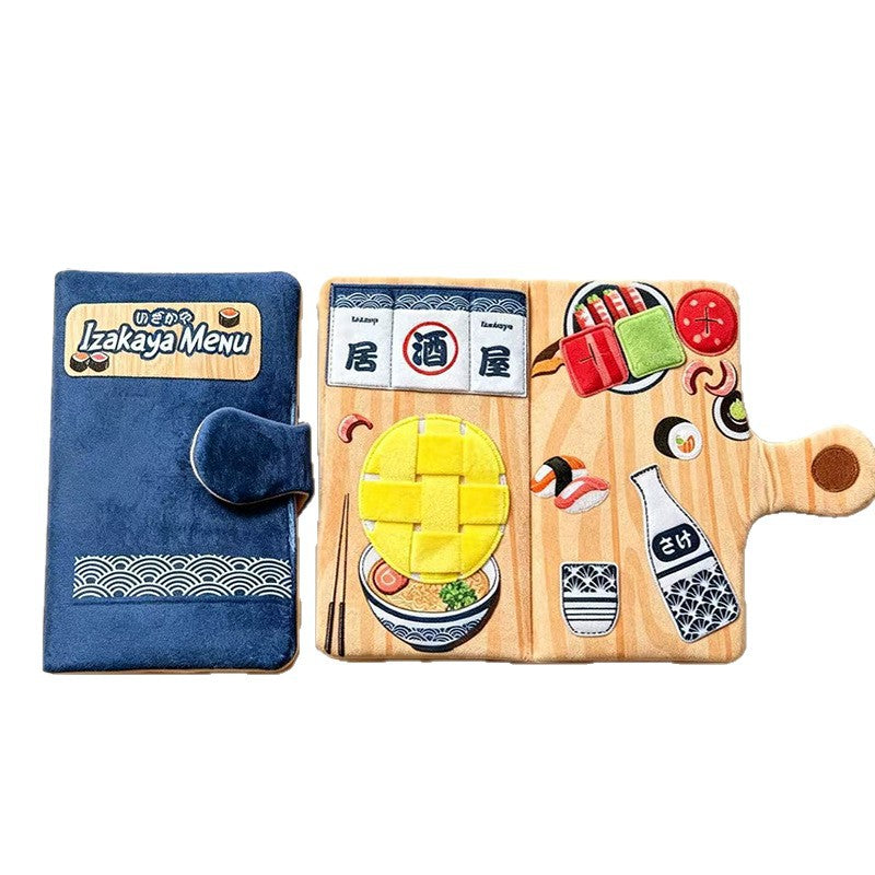 Japanese Izakaya Menu Snuffle Book Toy