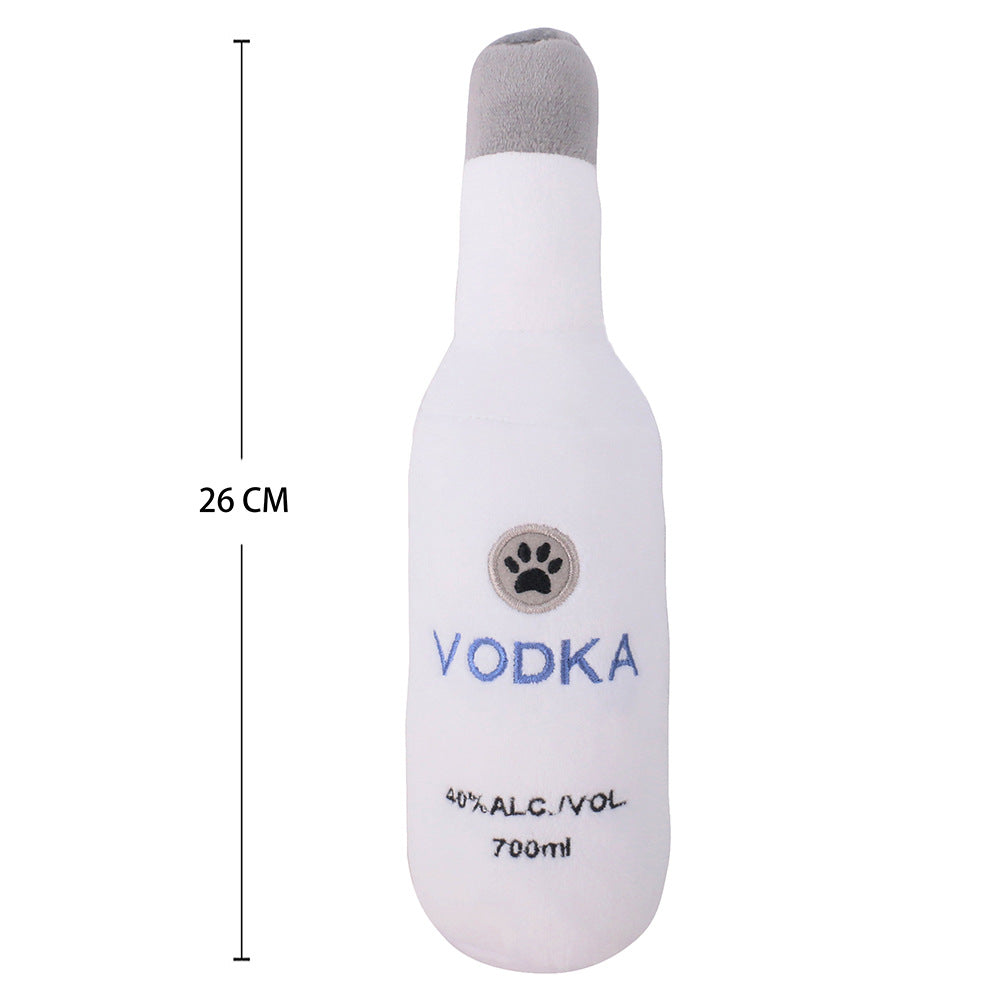 Vodka Squeaky Plush