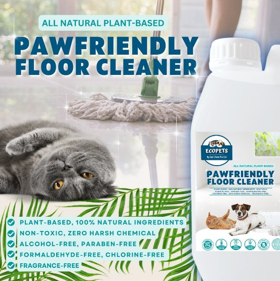 Pet odor shop floor cleaner