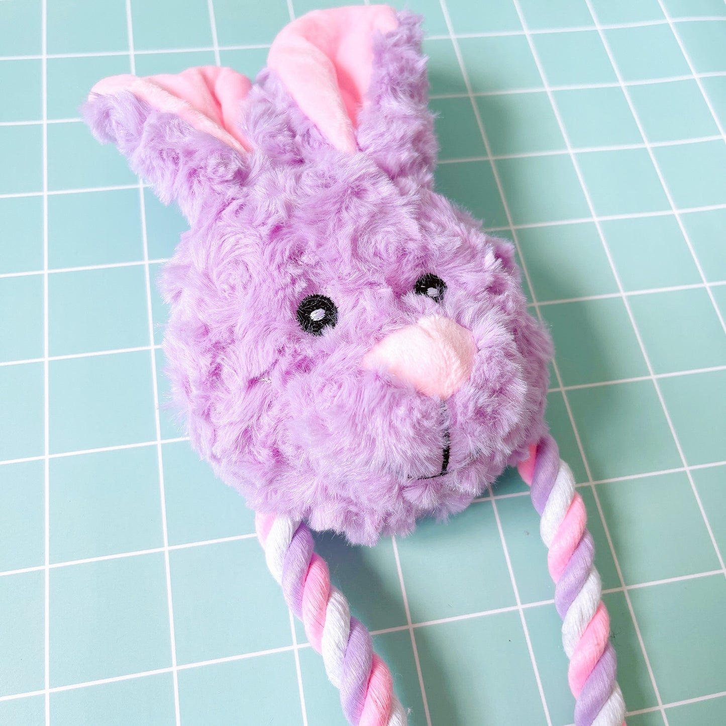 Lilac Easter Bunny Tug Plush