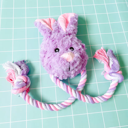 Lilac Easter Bunny Tug Plush